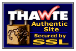Thawte - Secured by SSL